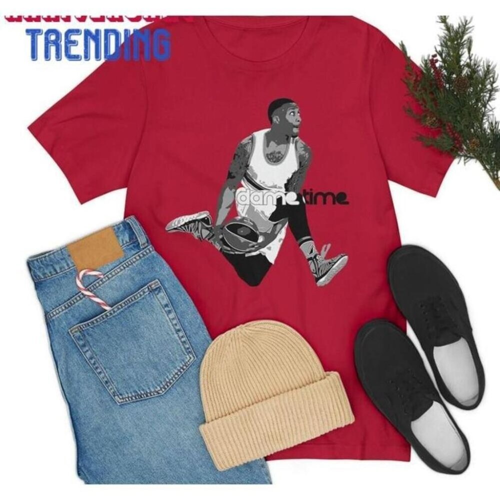Damian Lillard NBA Basketball Parent Fan Outfit Classic Streetwear Tshirt 91